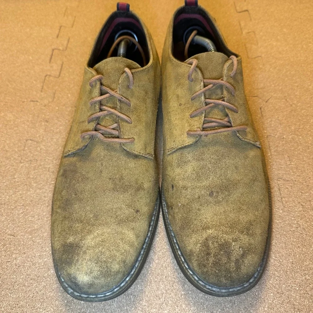 Timberland‎ Earthkeepers Anti-Fatigue Suede Oxfords Mens 12 Olive Green 9249B